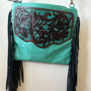 Western Fringe Crossbody Purse